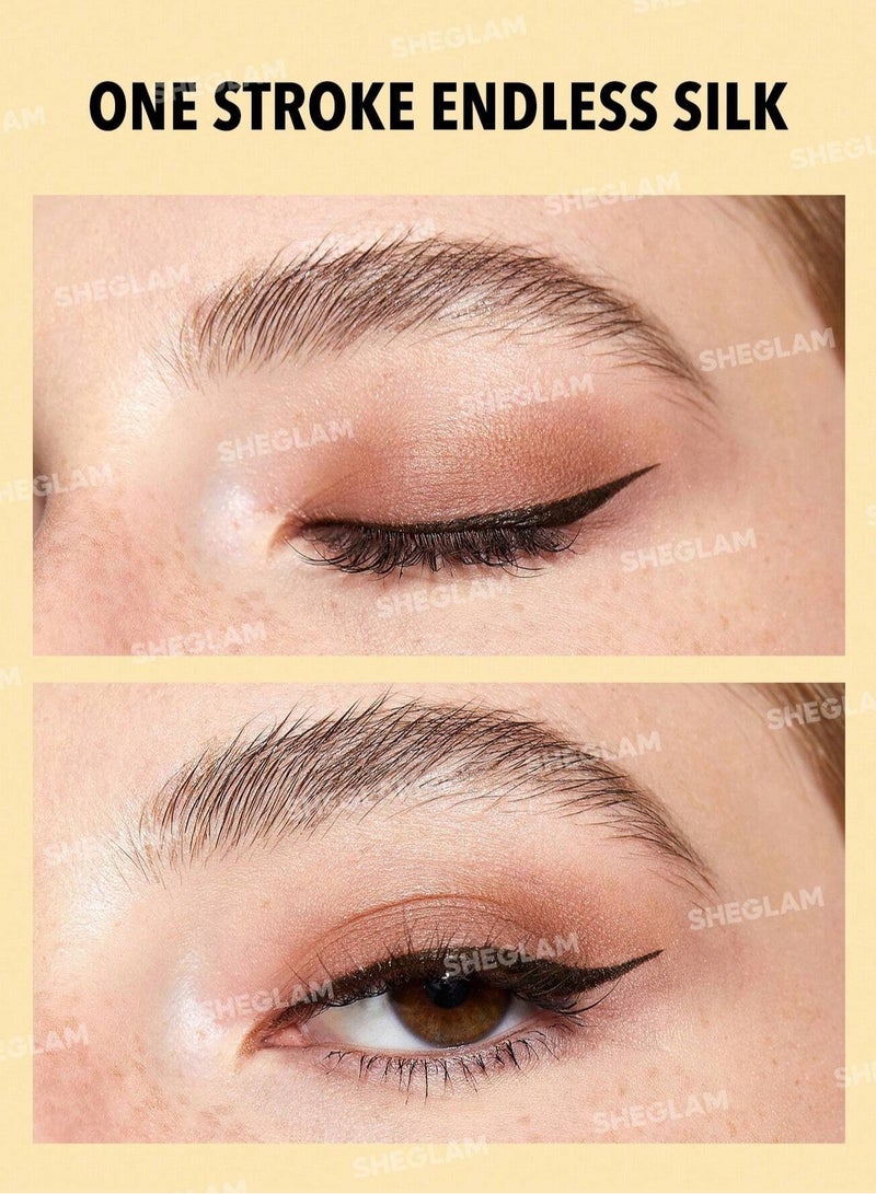 Line And Define Waterproof Liquid Eyeliner - Brown