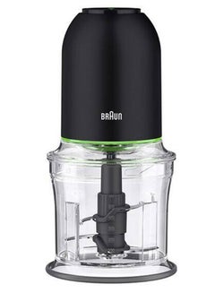 BRAUN MultiPractic 3 Chopper 500 ml bowl, 2 speeds, 1 push control, Quad blade, Ice crush, Mayonnaise attachment, Mini spatula, BPA free 500 ml 500 W CH 3013 BK, CH 3011 BK Black  - Image 1