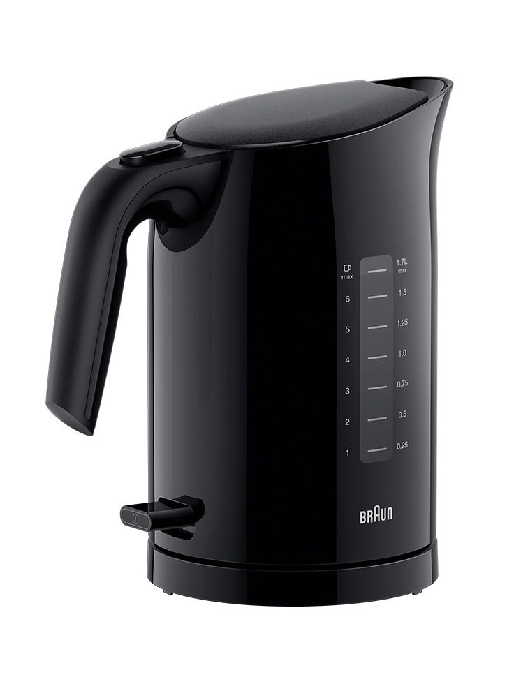 BRAUN PurEase Water Kettle, auto shut-off, Fast boiling, 3-way protection 1.7 L 3000 W WK 3110 BK Black - Image 5