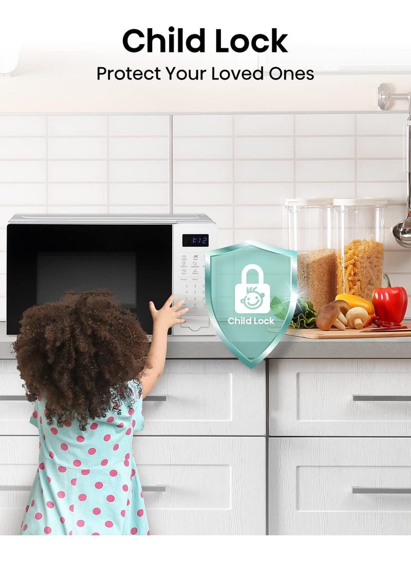 Hisense Digital Solo Microwave Oven  Automatic Defrost, 9 Auto Cook Menus, Clock & Timer, Easy Clean 20 L 700 W H20MOWS4 White - Image 4