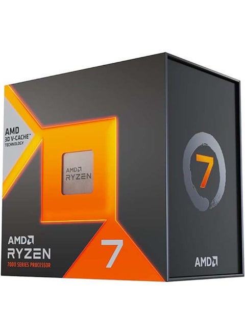 AMD Ryzen 7 7800X3D AM5 Desktop Processor with AMD Radeon Graphics, 8 Cores & 16 Threads, 5 GHz Max Boost Clock, 8MB L2 & 96MB L3 Cache, DDR5 Memory & 128GB Max Capacity Black