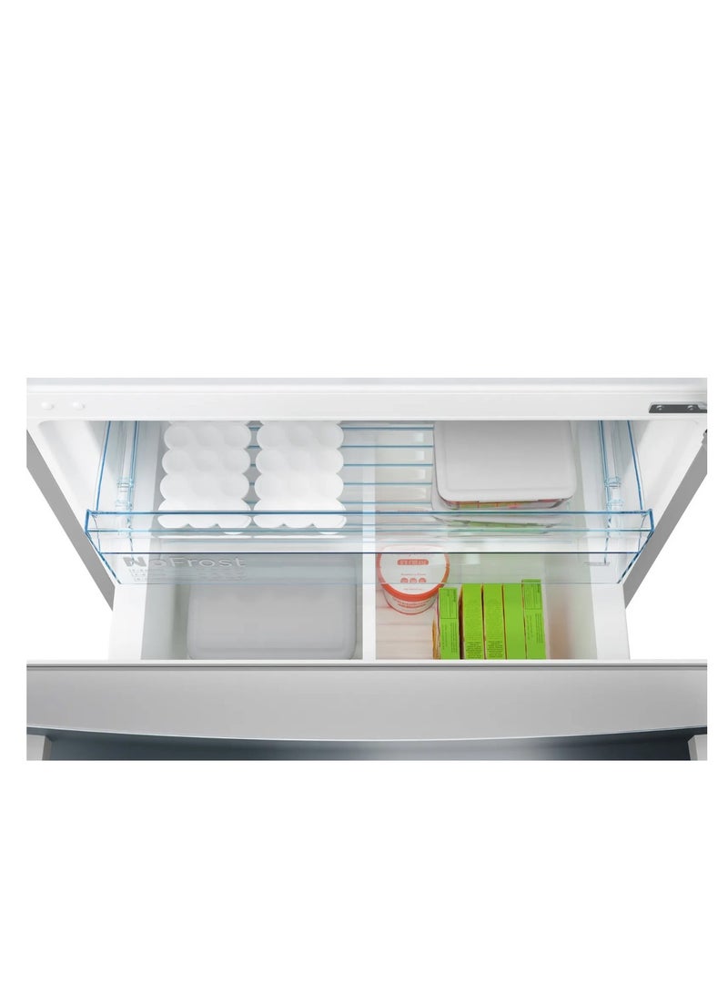 BOSCH Series 6 Fridge with Bottom Freezer, 631 Liter, Stainless Steel with anti-fingerprint - KGB86CIE0N Silver  - Image 4