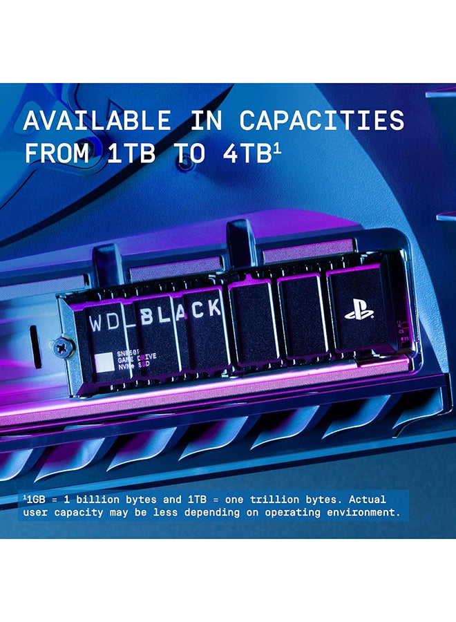 WD 4TB SN850P NVMe M.2 SSD Officially Licensed Storage Expansion for PS5 Consoles, up to 7,300MB/s, with heatsink - WDBBYV0040BNC-WRSN | 4 TB - Image 4