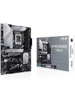 Prime Z790-P ATX Motherboard, Socket Intel LGA1700, Z790 Chipset, PCIe 5.0, 128GB DDR5 Max Memory, 3x M.2 Slots, Realtek 2.5Gb Ethernet, Aura Sync, 4x SATA 6Gb/s, HDMI / DP | 90MB1CK0-M0EAY0 Grey