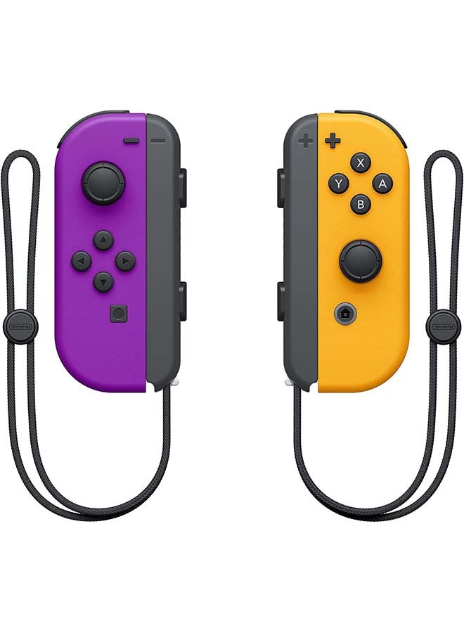 نينتندو زوج من وحدات تحكم Nintendo Switch Joy-Con - بنفسجي نيون/برتقالي  - Image 1