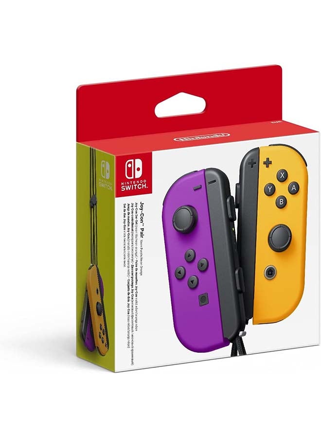 نينتندو زوج من وحدات تحكم Nintendo Switch Joy-Con - بنفسجي نيون/برتقالي  - Image 2
