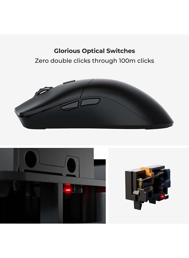 Glorious - Glorious Model O 2 PRO Wireless 1K Polling Black Gaming Mouse - Image 1