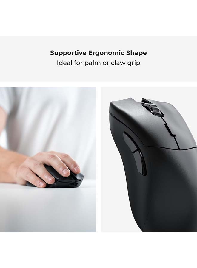 جلوريوس - ماوس الألعاب اللاسلكي Glorious Model D 2 PRO 1K Polling باللون الأسود - Image 1