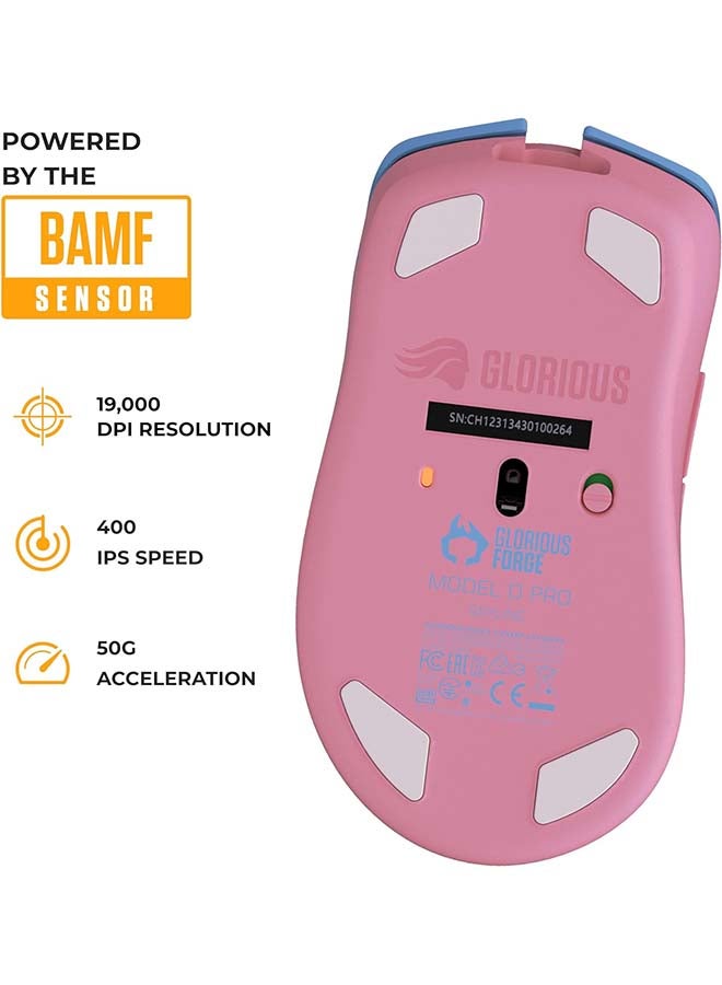 جلوريوس - ماوس الألعاب Glorious Model D Wireless PRO Skyline Pink/Blue Forge - Image 1