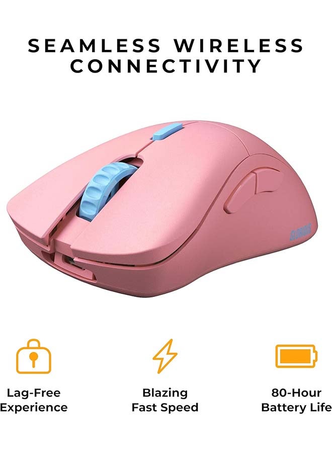 جلوريوس - ماوس الألعاب Glorious Model D Wireless PRO Flamingo Pink Forge - Image 1