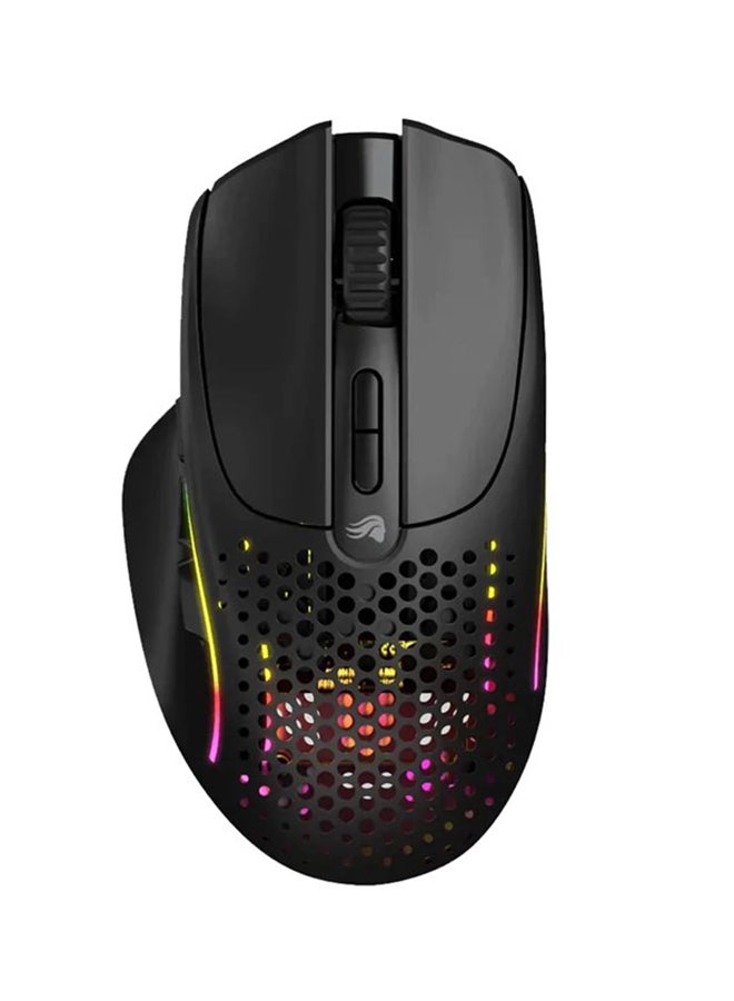 Glorious Gaming Model I 2 Wireless Gaming Mouse - Hybrid 2.4Ghz & Bluetooth, 75g Superlight, 9 Buttons (2 Swappable), RGB, PTFE Feet, MMO/MOBA/FPS, Long Battery Life, Side Thumb Rest - Black - Image 1