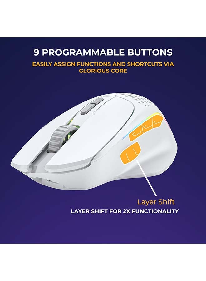 Glorious - Glorious Model I 2 Wireless Matte White Gaming Mouse - Image 1