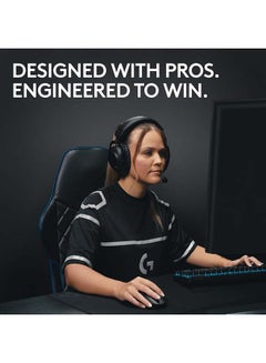 لوجيتيك ماوس الألعاب اللاسلكي Logitech G PRO X SUPERLIGHT 2 LIGHTSPEED، خفيف الوزن، مفاتيح هجينة LIGHTFORCE، مستشعر HERO 2، 32000 نقطة في البوصة، 5 أزرار قابلة للبرمجة، شحن USB-C، الكمبيوتر الشخصي وماك - أرجواني  - Image 2