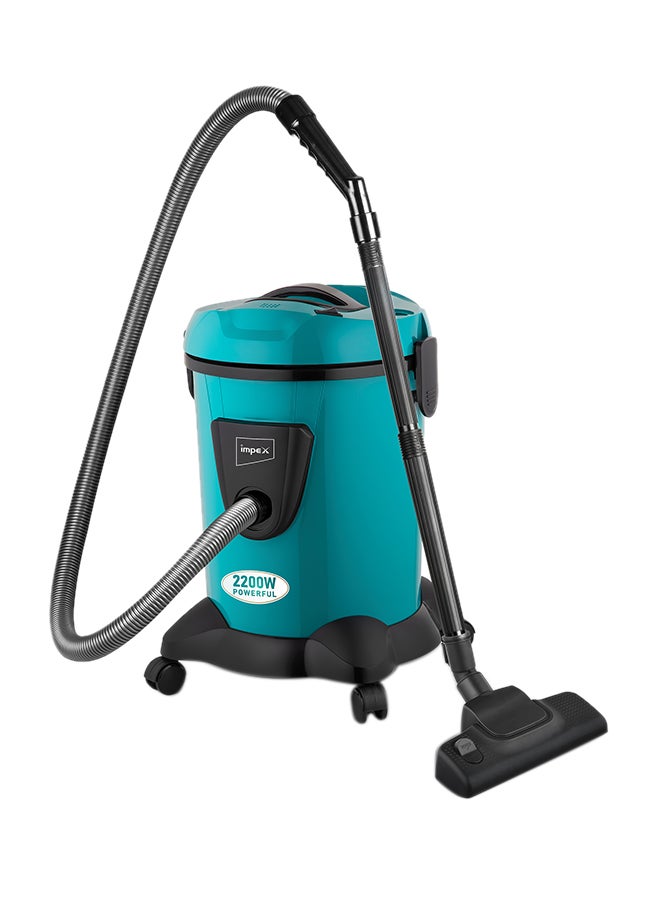 Impex Turkish Vacuum Cleaner 21L Dust Bag Capacity With Dust Indicator, Dry And Air Blow Function And Low Noise Operation 21 L 2200 W VC 4709 Petroleum Green  - Image 1