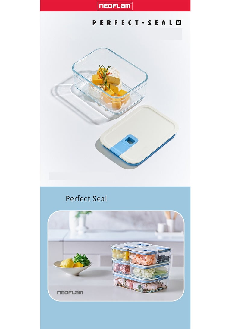 Perfect Seal Rectangle Glass Storage Container 1600ml