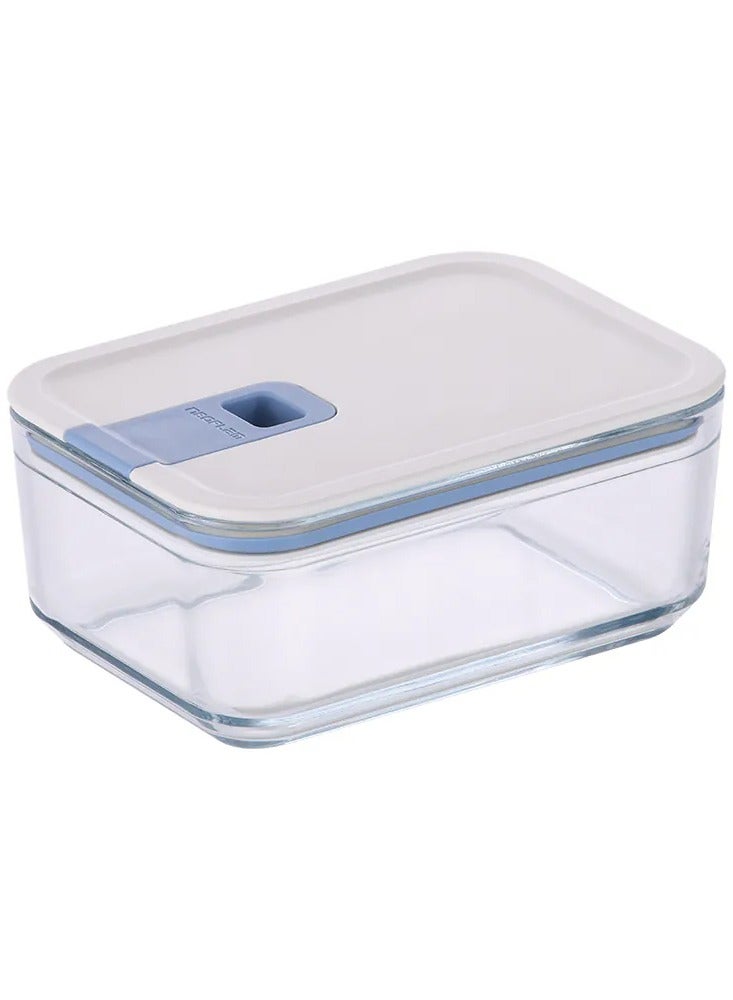 Neoflam Perfect Seal Rectangle Glass Storage Container 500ml - Image 1