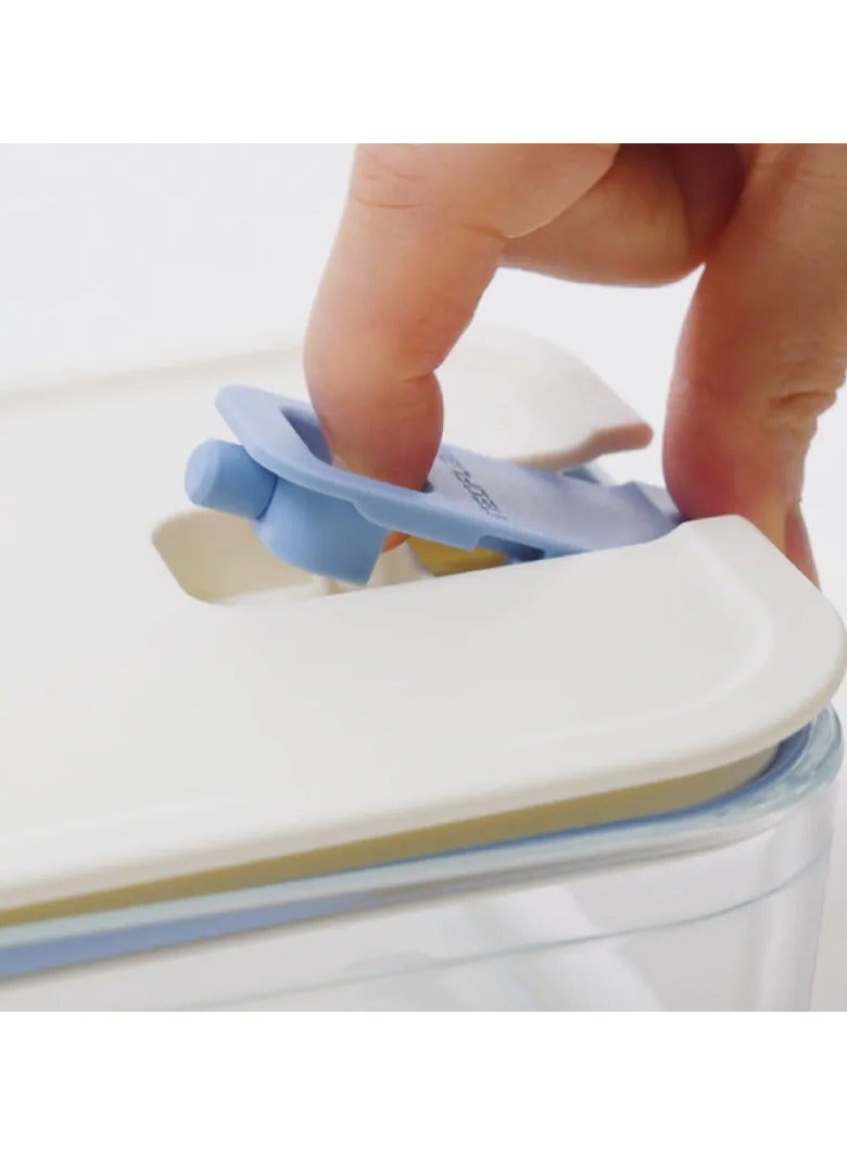 Neoflam Perfect Seal Rectangle Glass Storage Container 500ml - Image 2