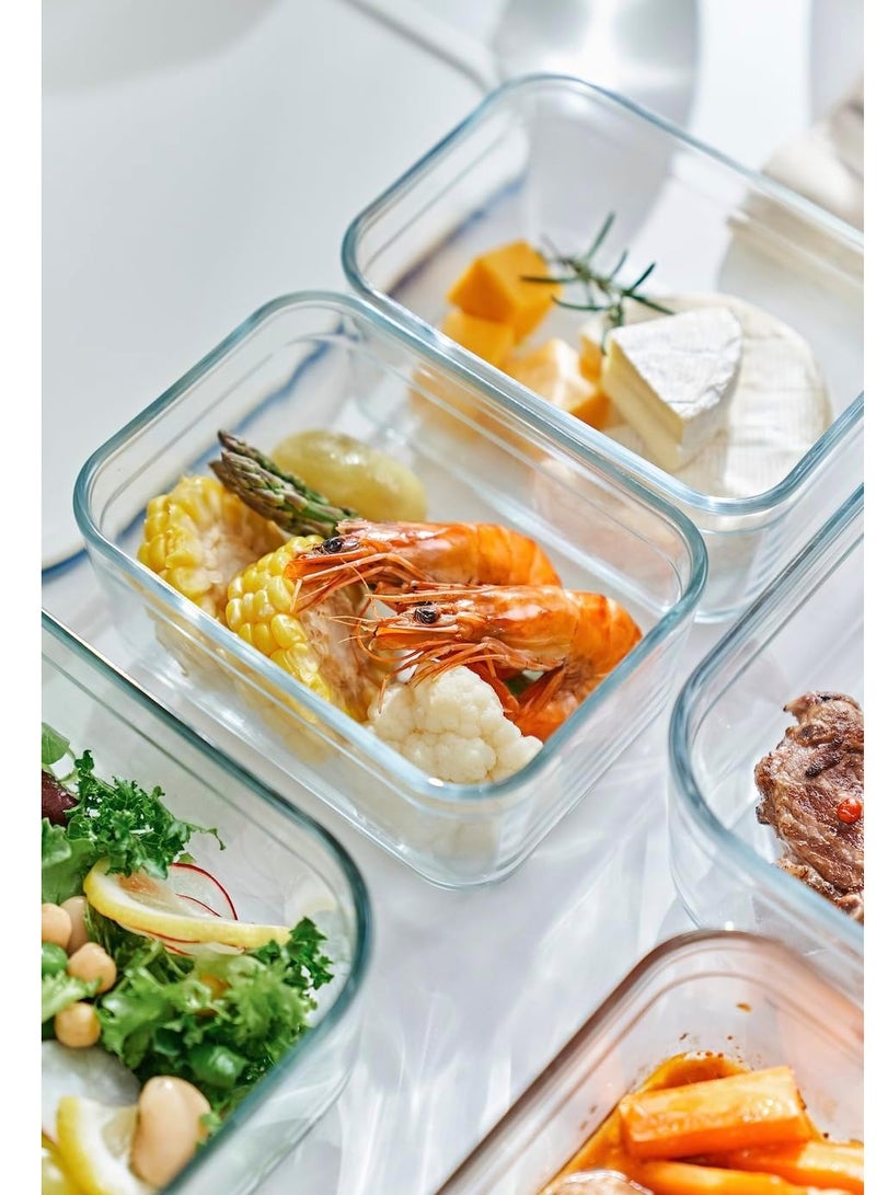 Neoflam Perfect Seal Rectangle Glass Storage Container 500ml - Image 5