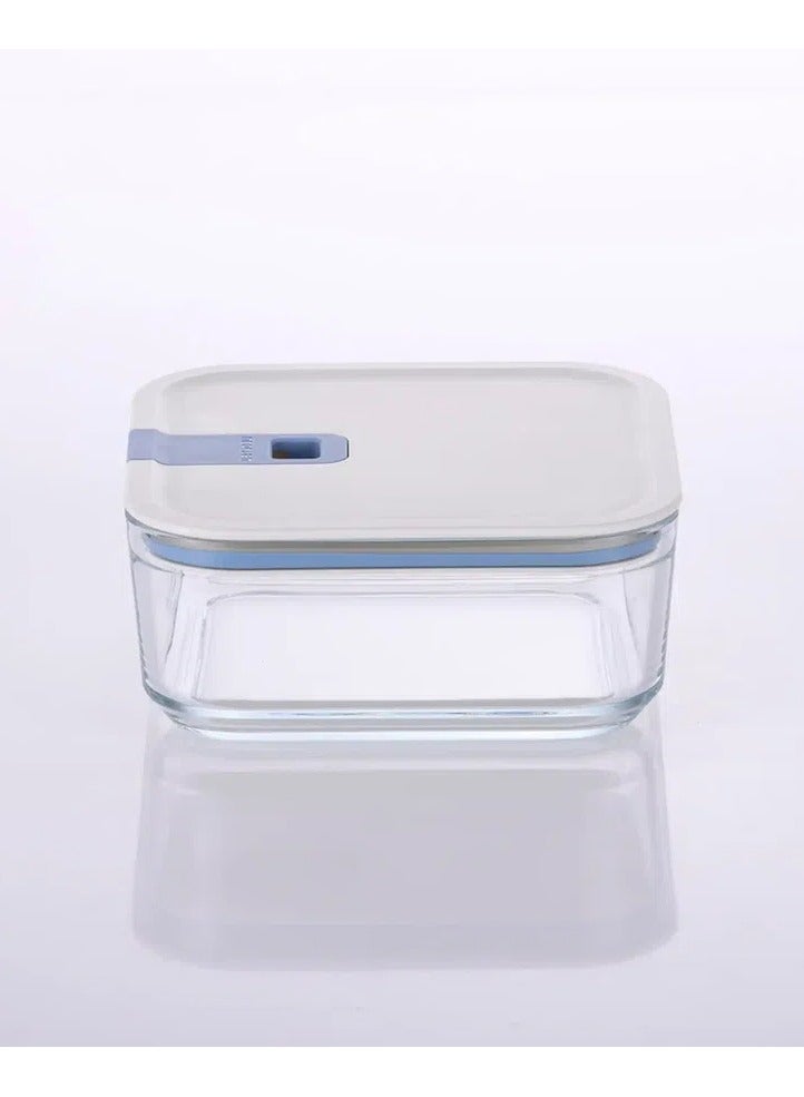 Neoflam - Perfect Seal Square Glass Storage Container 1100ml - Image 1