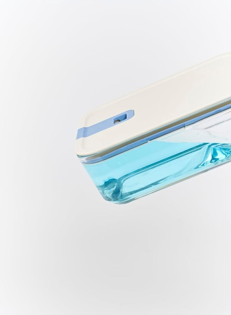 Neoflam - Perfect Seal Square Glass Storage Container 1100ml - Image 1