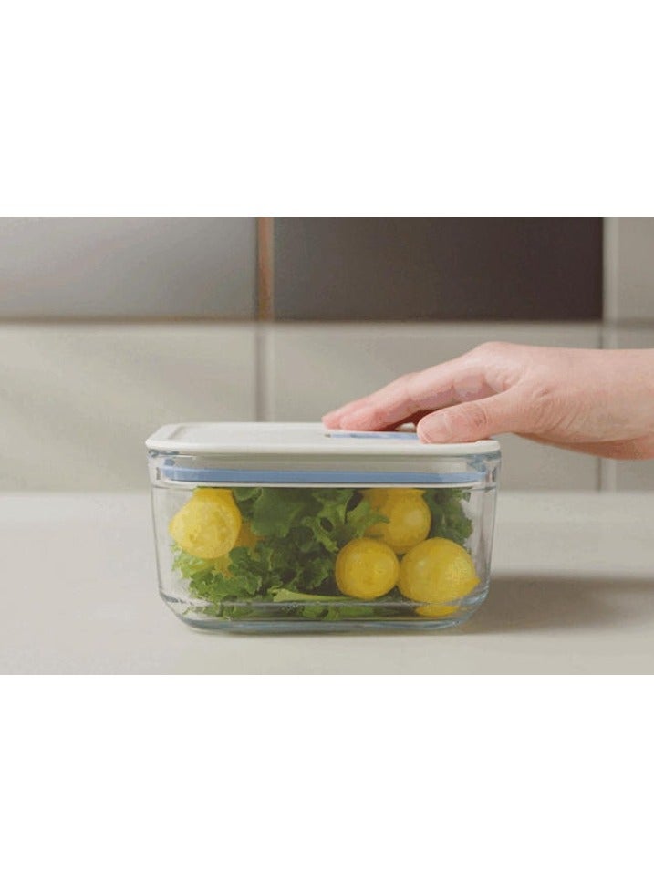 Neoflam - Perfect Seal Square Glass Storage Container 1100ml - Image 1