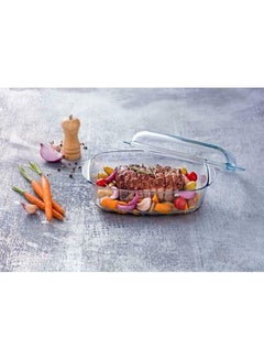 PYREX Rectangular Casserole Dish Clear RectangularLiters  - Image 3