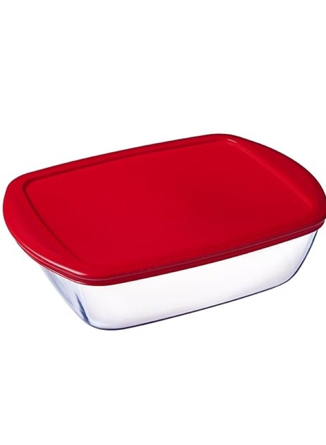 PYREX 2 Pieces Cook & Store Food Storage Container Set 1.2+2.5Liters - Image 2