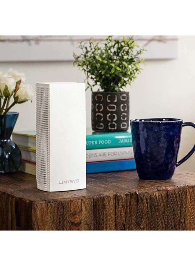 LINKSYS - Linksys Whw0301 Velop Tri-Band Whole Home Mesh Wifi System (Ac2200 Wifi Router/Wifi Extender For Seamless Coverage Of Up To 2,000 Sq Ft, Parental Controls, 1-Pack, White) White - Image 1