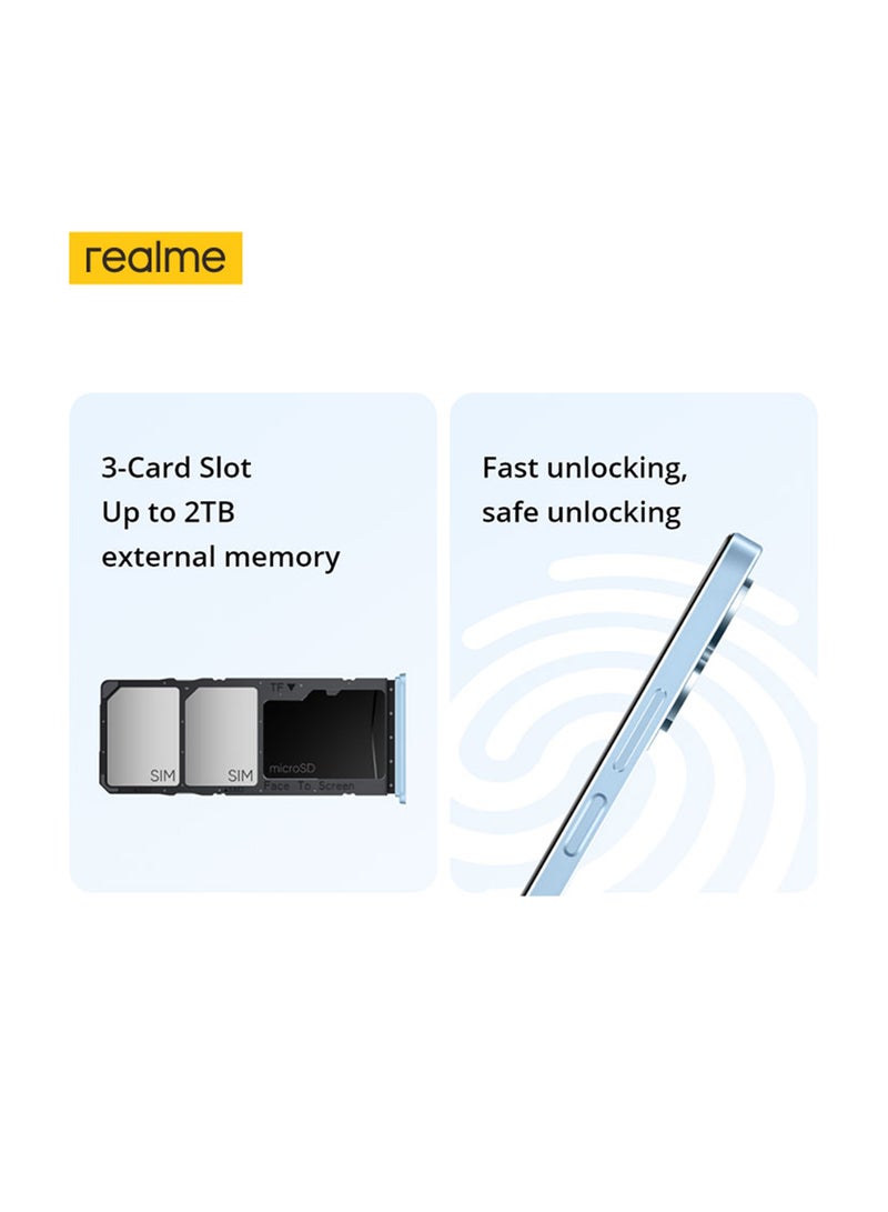 realme - Note 50 Dual SIM Sky Blue 3GB RAM 64GB 4G - Middle East Version - Image 1