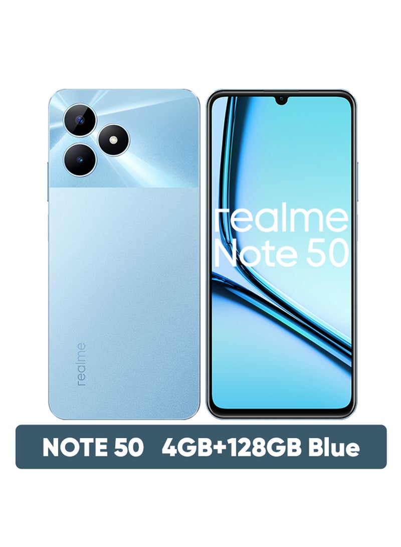realme - Note 50 Dual SIM Sky Blue 4GB RAM 128GB 4G - International Version - Image 1