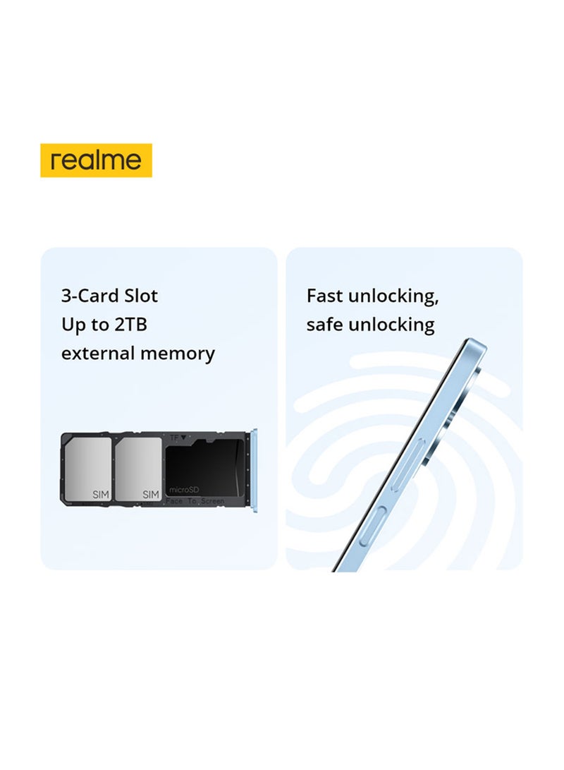 realme - Note 50 Dual SIM Sky Blue 4GB RAM 128GB 4G - International Version - Image 1