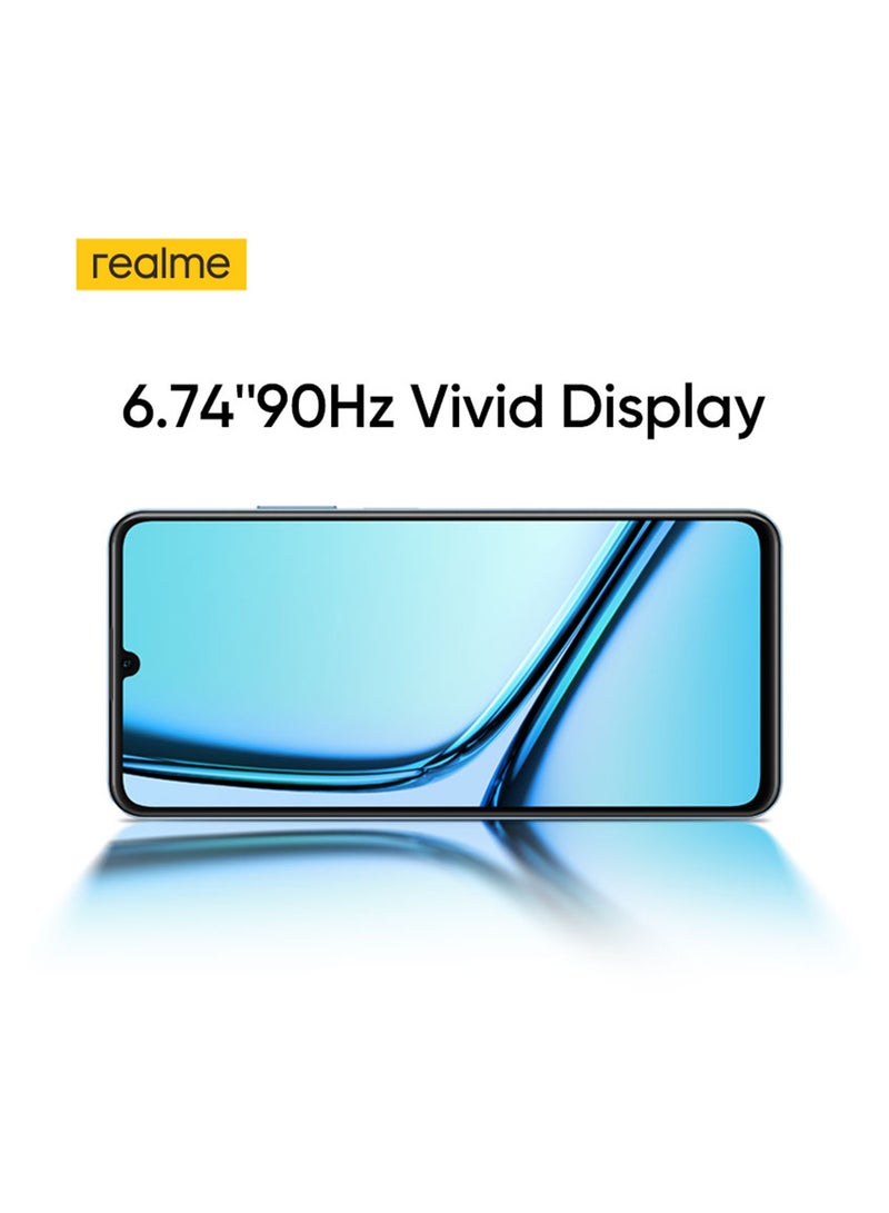 ريل مي نوت 50 ثنائي الشريحة باللون الأسود الداكن وذاكرة الوصول العشوائي (RAM) سعة 3 جيجابايت وذاكرة الوصول العشوائي (RAM) سعة 64 جيجابايت (4G) - الإصدار العالمي - Image 3