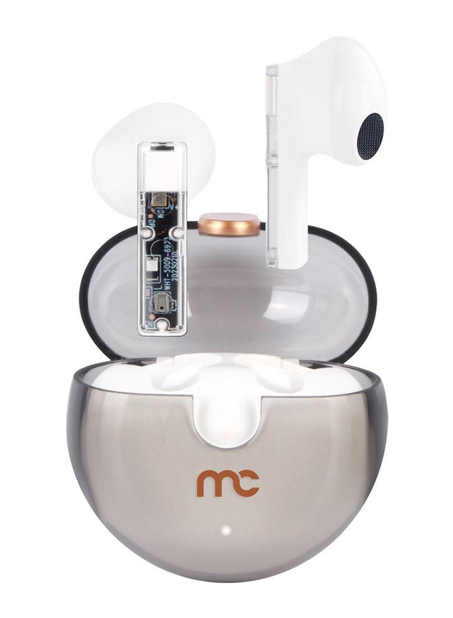 Transparent True Wireless White