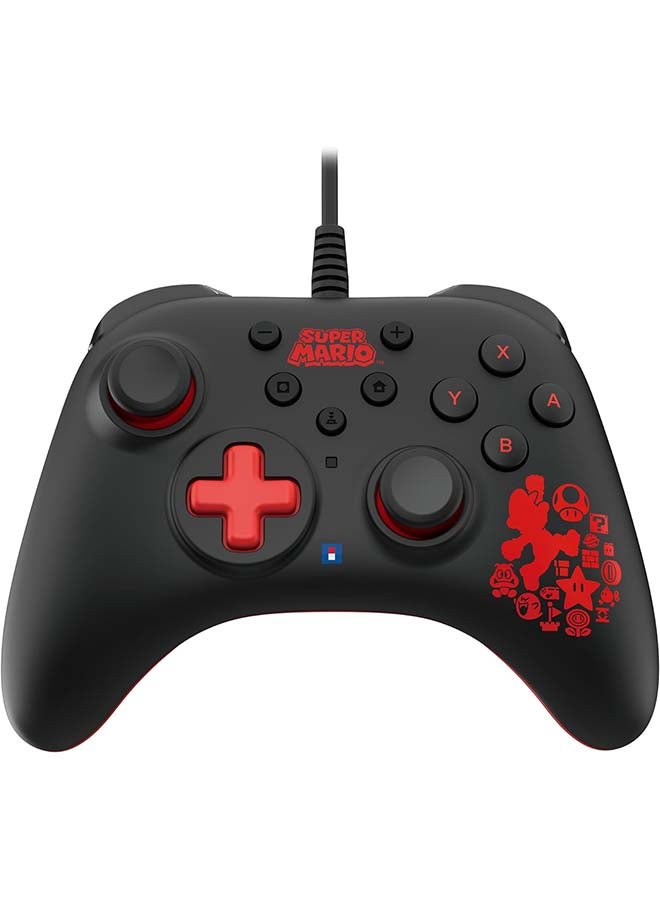 HORI Horipad Turbo Mario Nintendo Switch Controller - Image 1