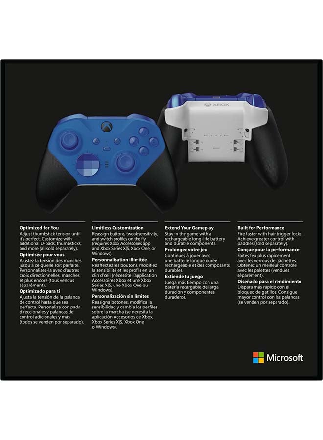 Microsoft Xbox Elite Series 2 Core Blue Wireless Controller - Image 5