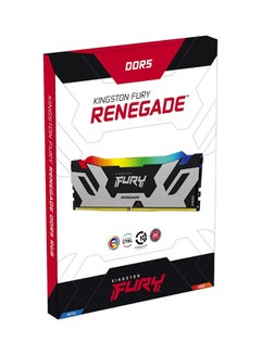 Kingston FURY Renegade RGB 96GB (2x48GB) DDR5 Desktop Memory, CL32 CAS Latency, 6400MT/s Speed, Non-ECC DIMM, 288-Pin, 1.4 Voltage, Intel XMP 3.0 Support | KF564C32RSAK2-96 Multicolour  - Image 5