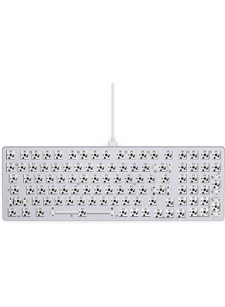 Gaming Gmmk 2 Full Size (96%) Barebones (Frame Only) - Mechanical Gaming Keyboard Frame, Full Size (96%), Aluminium, Customisable, Per Key Rgb, American/Ansi Layout - White - pnsku/N70060433V/45/_/1712294726/e3628692-e3d2-4429-9fb0-c5cd4e94251f