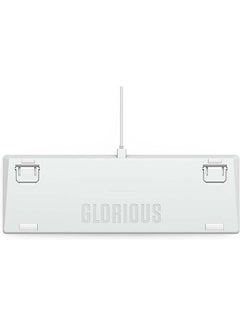 Glorious Glorious Gaming GMMK 2 Full Size (96%) Barebones (Frame Only) - Mechanical Gaming Keyboard Frame, Full Size (96%), Aluminium, Customisable, Per Key RGB, American/ANSI Layout - White  - Image 2