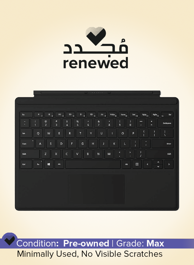 Microsoft - Renewed - Surface Pro Keyboard Type Cover Black - Image 1