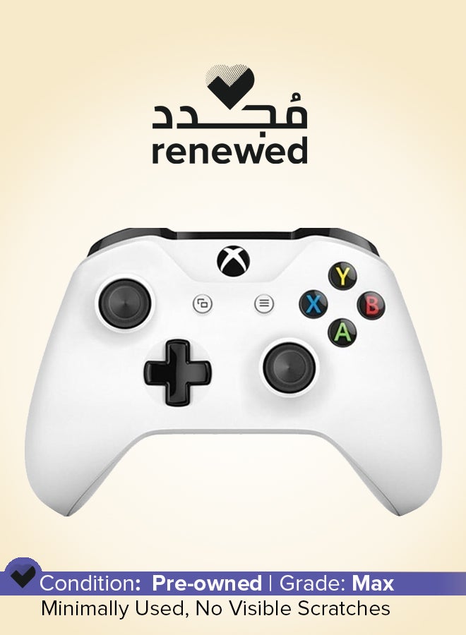 إكس بوكس Renewed - Official Xbox Wireless Controller - White - Image 1