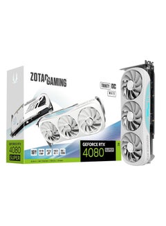 Gaming GeForce RTX 4080 Super Trinity OC White Edition DLSS 3 16GB GDDR6X 256-bit 23 Gbps PCIE 4.0 Gaming Graphics Card, IceStorm 2.0 Advanced Cooling, Spectra RGB Lighting, ZT-D40820Q-10P