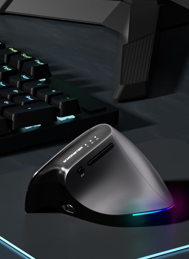 Monster - M2 Wireless Bluetooth Ergonomic Vertical Mouse - Image 1
