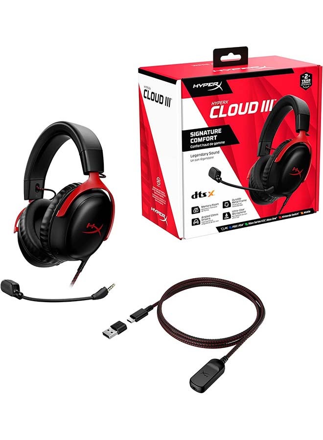 HyperX Cloud III  Wired Gaming Headset - pnsku/N70060522V/45/_/1712294752/4792f372-fc3b-4414-bad8-d15aec4908e3