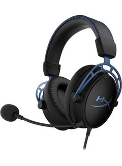 HYPERX HyperX Cloud Alpha S Headsets,Blue, Wired, USB Audio Control Mixer, One Size  - Image 1