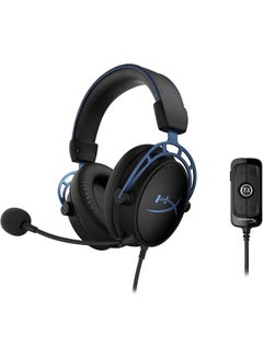 HYPERX HyperX Cloud Alpha S Headsets,Blue, Wired, USB Audio Control Mixer, One Size  - Image 5