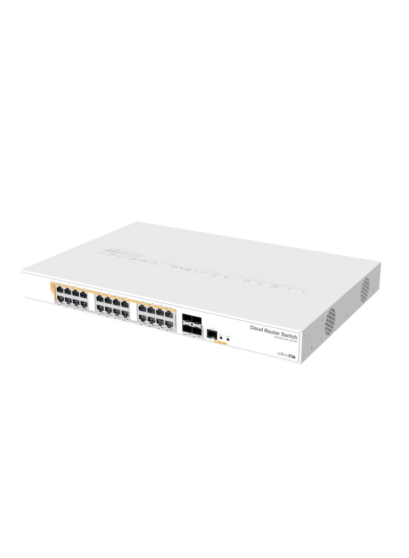 Mikrotik - CRS328-24P-4S+RM With RouterOS L5 1U Rackmount Enclosure White - Image 1