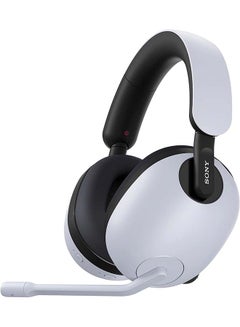 سماعة رأس لاسلكية للألعاب سوني إنزون H7، فوق الأذن مع صوت مكاني 360 درجة، WH G700، أبيض