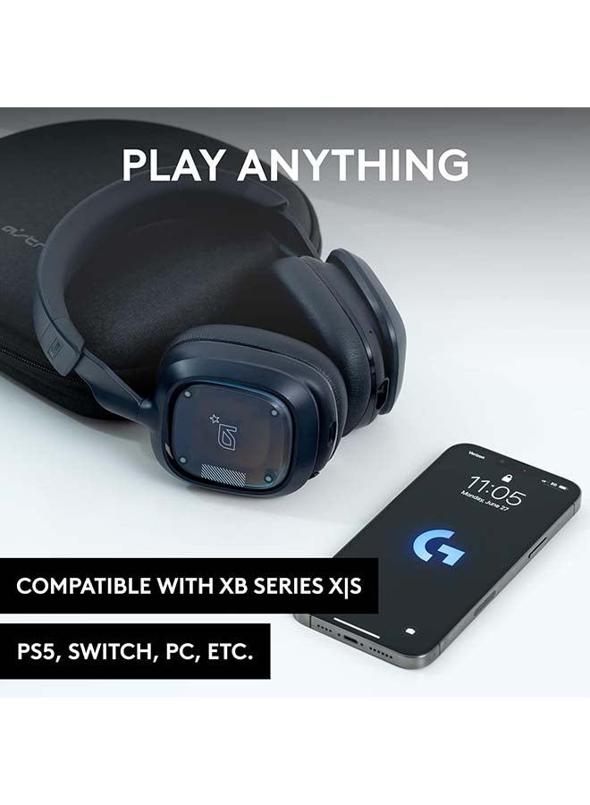 Logitech - Astro Logitech G Astro A30 LIGHTSPEED Wireless Gaming Headset, Bluetooth, Dolby Atmos/3D Audio compatible, Detachable Boom, 27h battery, for Xbox, PS5, PS4, Nintendo Switch, PC, Android - Navy/Red - Image 1