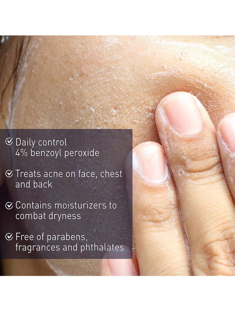 PanOxyl - Antimicrobial Acne Creamy Wash, 4% Benzoyl Peroxide, 6 Ounce 170grams - Image 1