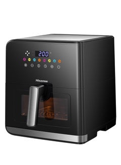 Hisense 9L Air Fryer with Colorful Touch Panel, Air Fry, Preset Menus, 360° Circulation, Visible Basket, Large Capacity 9 L 2700 W H09AFBKS4S Black  - Image 2